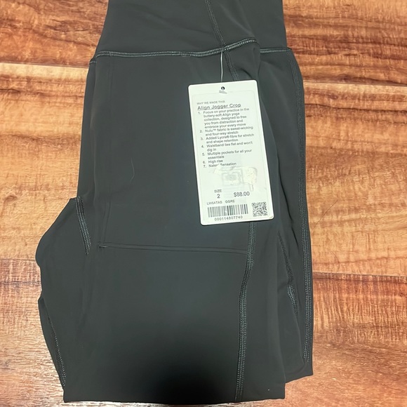 Lululemon align jogger crop brand new - Picture 1 of 1